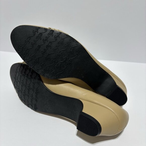 Soft Style Women’s Pleats Be With You Block Heel Pumps, Size 8 M - Picture 6 of 7